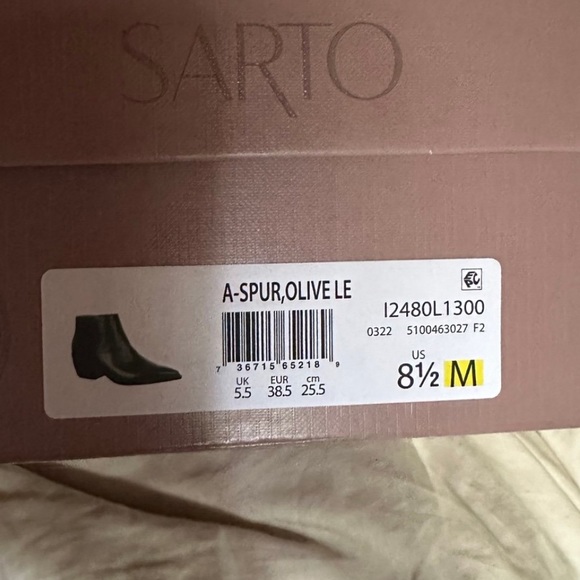 A-SPUR ANKLE BOOT IN OLIVE - Picture 7 of 7